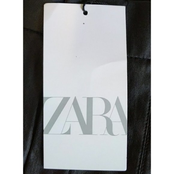 NWT Zara Coated High-Waisted Legging - Picture 11 of 13